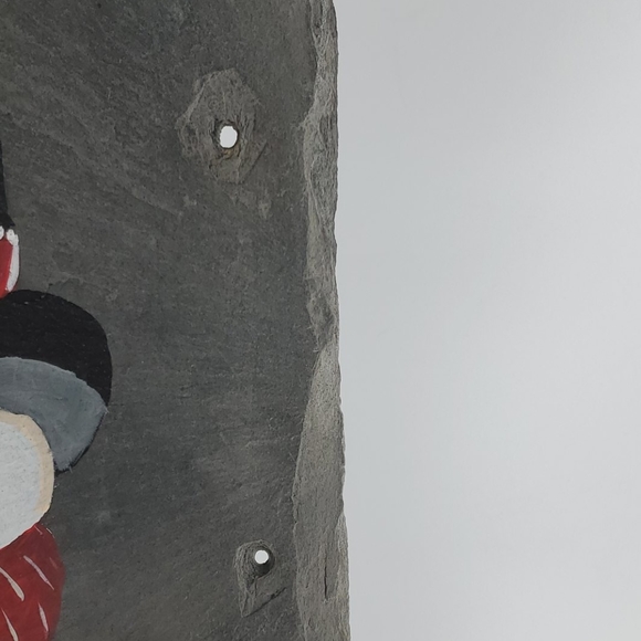 HAND PAINTED Snowman with scarf and hat - Picture 6 of 9